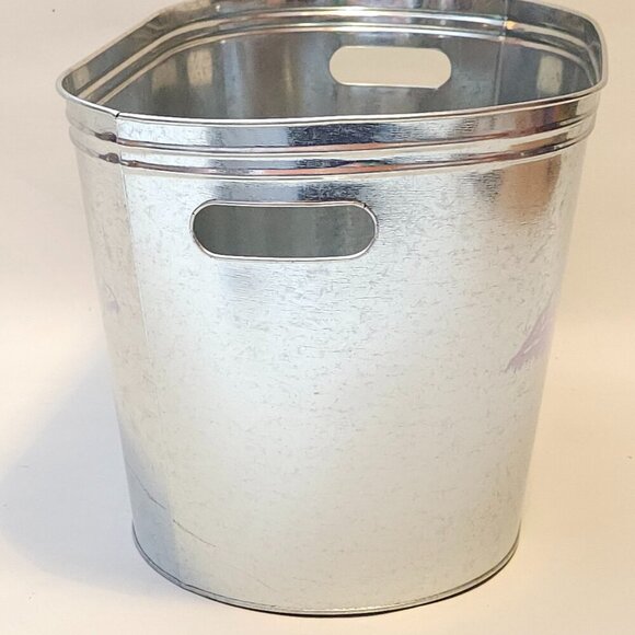 2007 COORS LIGHT Cooler Bucket Trough Metal Large Beer Ice Bucket - Picture 2 of 7